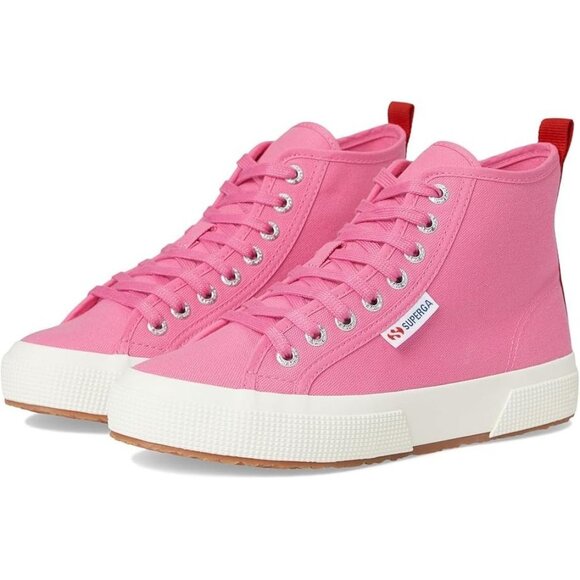 Superga 2750 Unisex Women's Size 7 Navy Pink Fuchsia S000010-906 🔥👟 - Picture 6 of 7